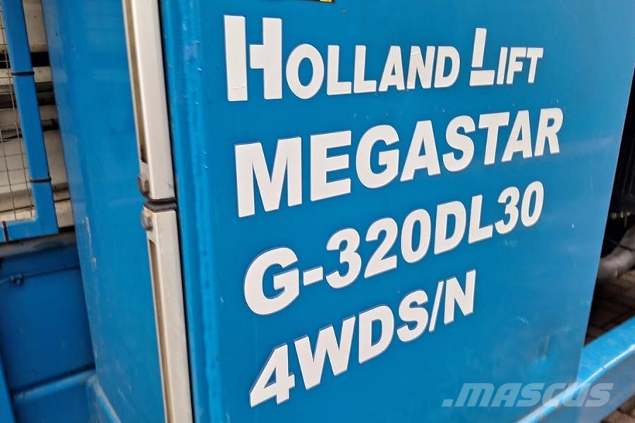 Holland Lift Megastar G320DL30 4WDS/N Diesel, 4x4x4 Drive, 34m Makazaste platforme