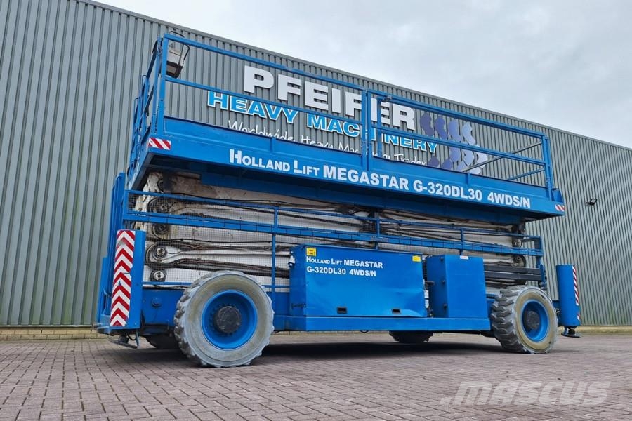 Holland Lift Megastar G320DL30 4WDS/N Diesel, 4x4x4 Drive, 34m Makazaste platforme
