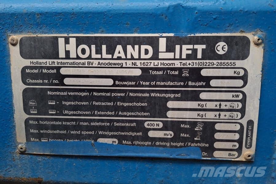 Holland Lift Megastar G320DL30 4WDS/N Diesel, 4x4x4 Drive, 34m Makazaste platforme