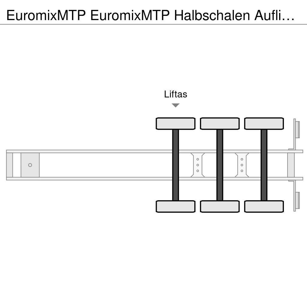 Euromix MTP Halbschalen Auflieger 27m³ HARDOX Semi Reboques Basculantes