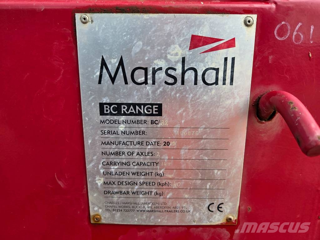 Marshall BC32 Prikolice platforme/otvoreni sanduk