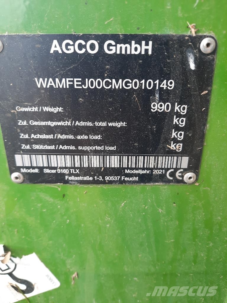 Fendt SLICER 3160 TLX Maaiers