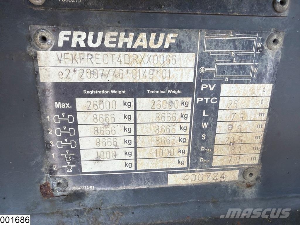 Renault T 520 6x2, EURO 6D, Retarder, Combi, Fruehauf Temperature controlled trucks