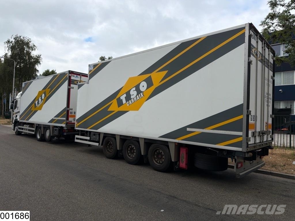 Renault T 520 6x2, EURO 6D, Retarder, Combi, Fruehauf Temperature controlled trucks