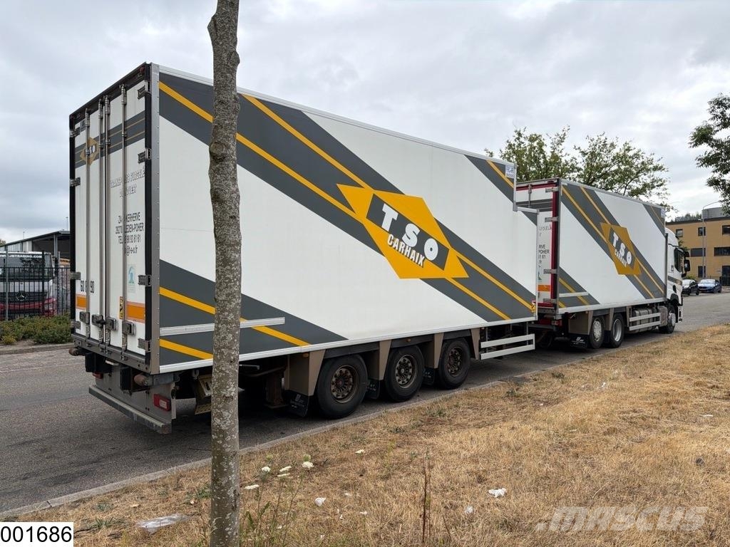Renault T 520 6x2, EURO 6D, Retarder, Combi, Fruehauf Temperature controlled trucks
