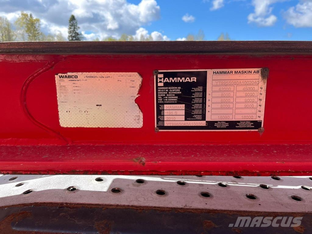 Hammar 195 S Sideloader semi-trailers