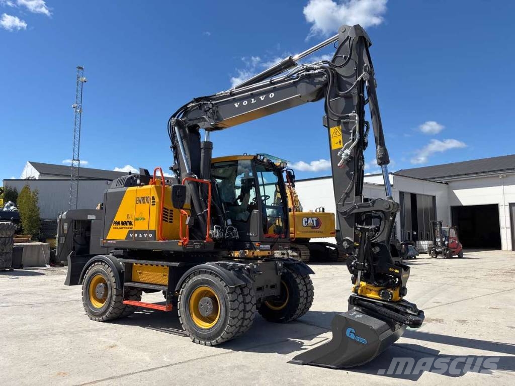Volvo EWR170 Uthyres/For Rental Kolová rýpadla