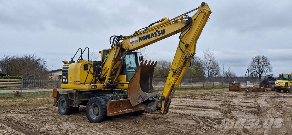 Komatsu PW148 - 10 حفارات بعجل