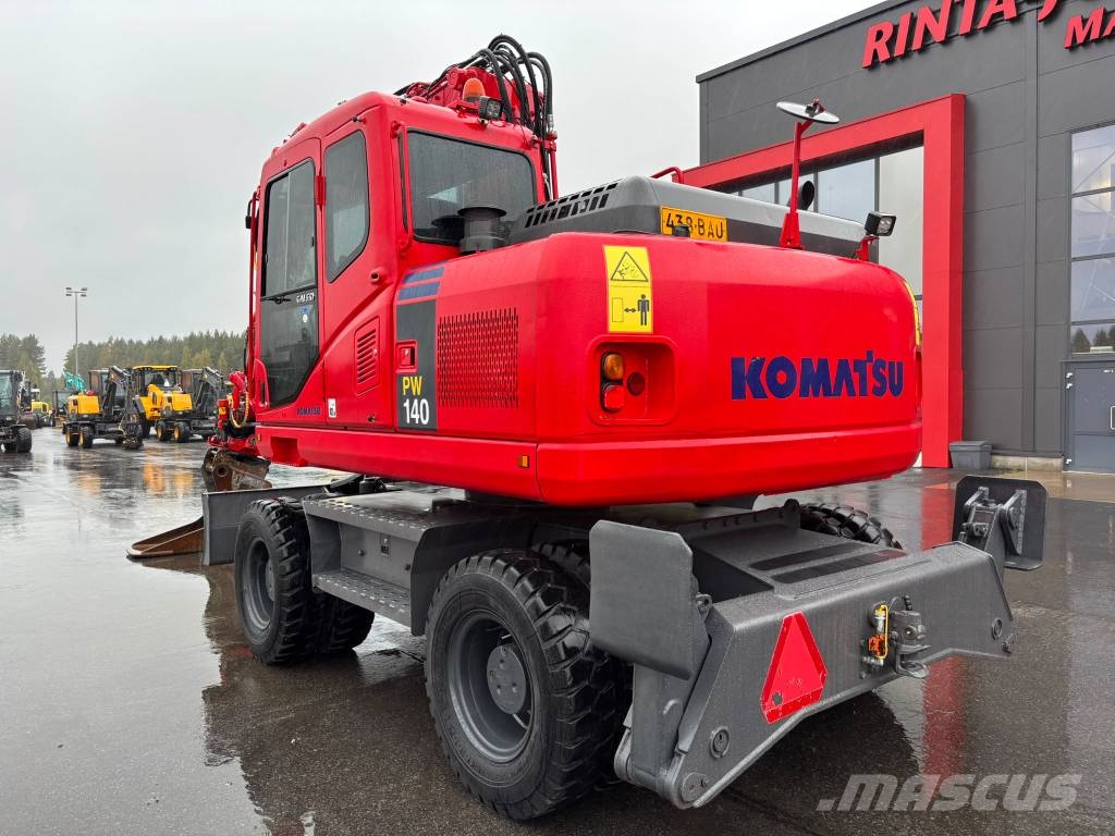 Komatsu PW 140-7 / Pyörittäjä, Rasvari, Uudet renkaat! Pyöräkaivukoneet