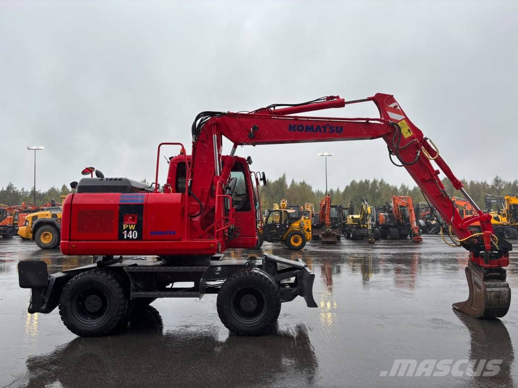 Komatsu PW 140-7 / Pyörittäjä, Rasvari, Uudet renkaat! Pyöräkaivukoneet
