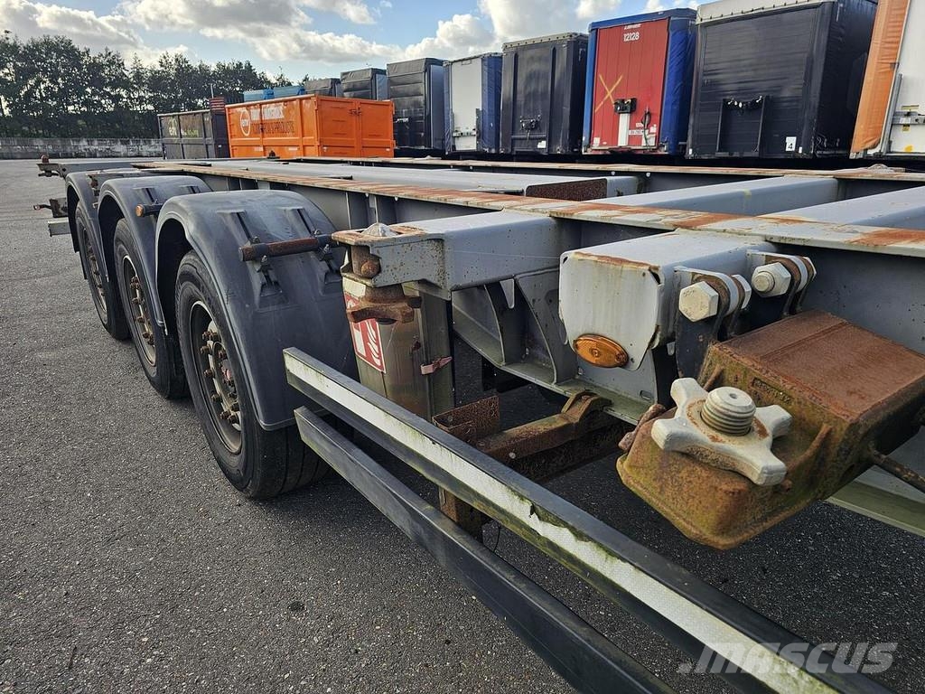 Kögel Port 45 simplex/ extendible/ saf disc Konteinerveo poolhaagised