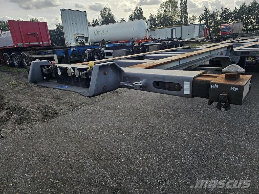 Kögel Port 45 simplex/ extendible/ saf disc Konteinerveo poolhaagised