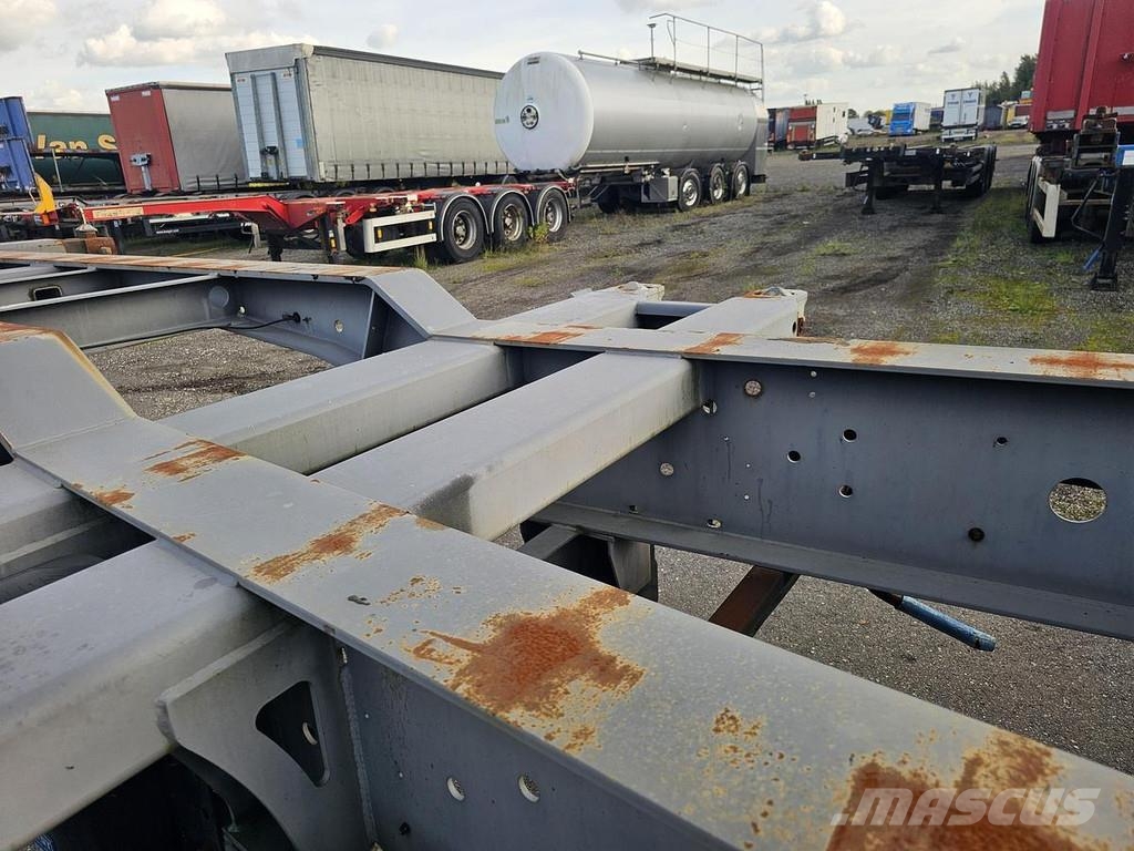 Kögel Port 45 simplex/ extendible/ saf disc Konteinerveo poolhaagised