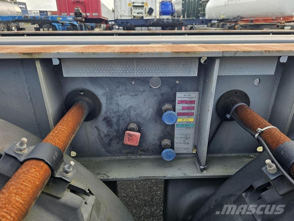 Kögel Port 45 simplex/ extendible/ saf disc Konteinerveo poolhaagised