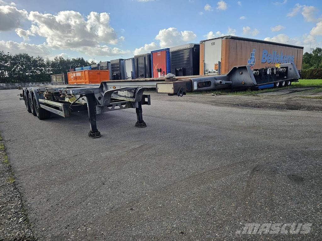 Kögel Port 45 simplex/ extendible/ saf disc Konteinerveo poolhaagised