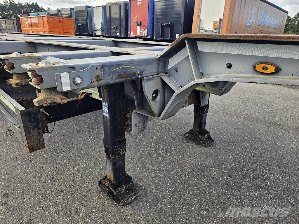 Kögel Port 45 simplex/ extendible/ saf disc Konteinerveo poolhaagised