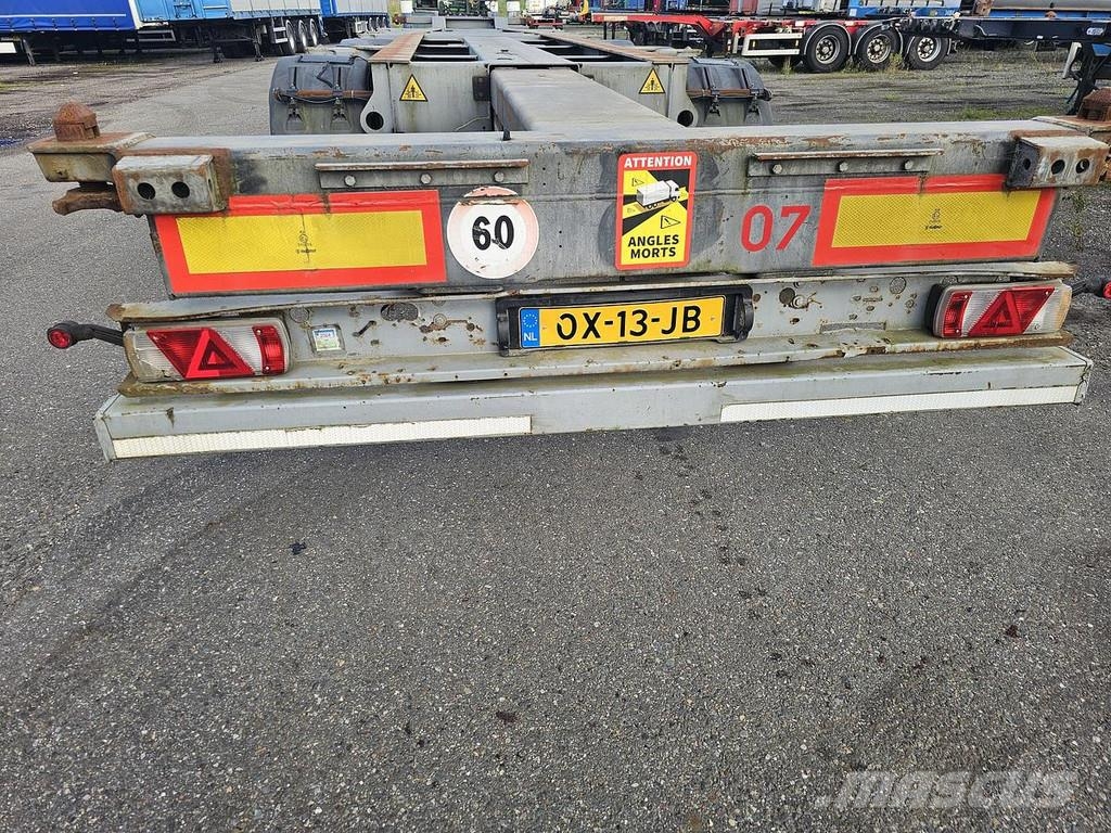 Kögel Port 45 simplex/ extendible/ saf disc Konteinerveo poolhaagised