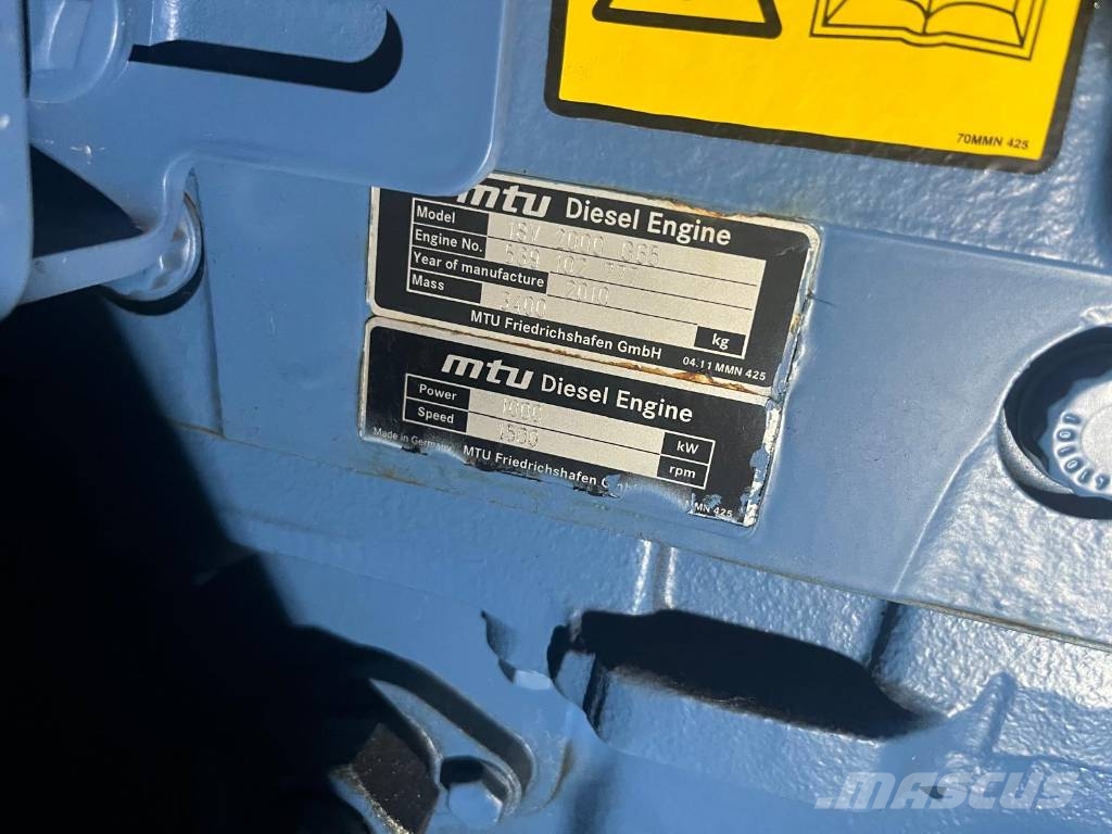 MTU SDMO X1250C - 1250 KVA مولدات ديزل