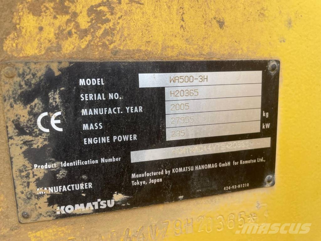 Komatsu WA 500-3H Utovarivači na kotačima