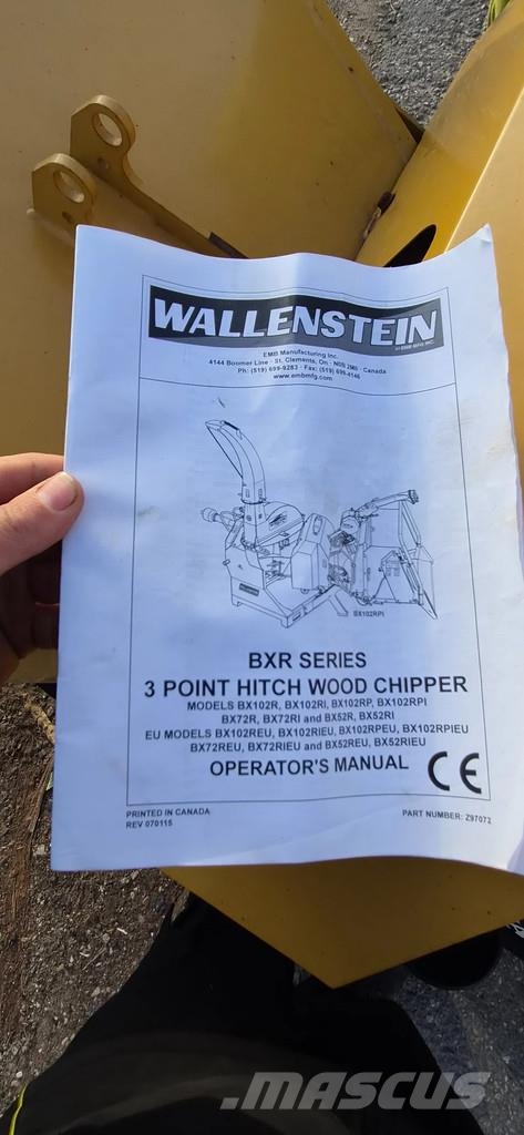 Wallenstein Takkenversnipperaar, model BX102REU Utiliteitsmachines