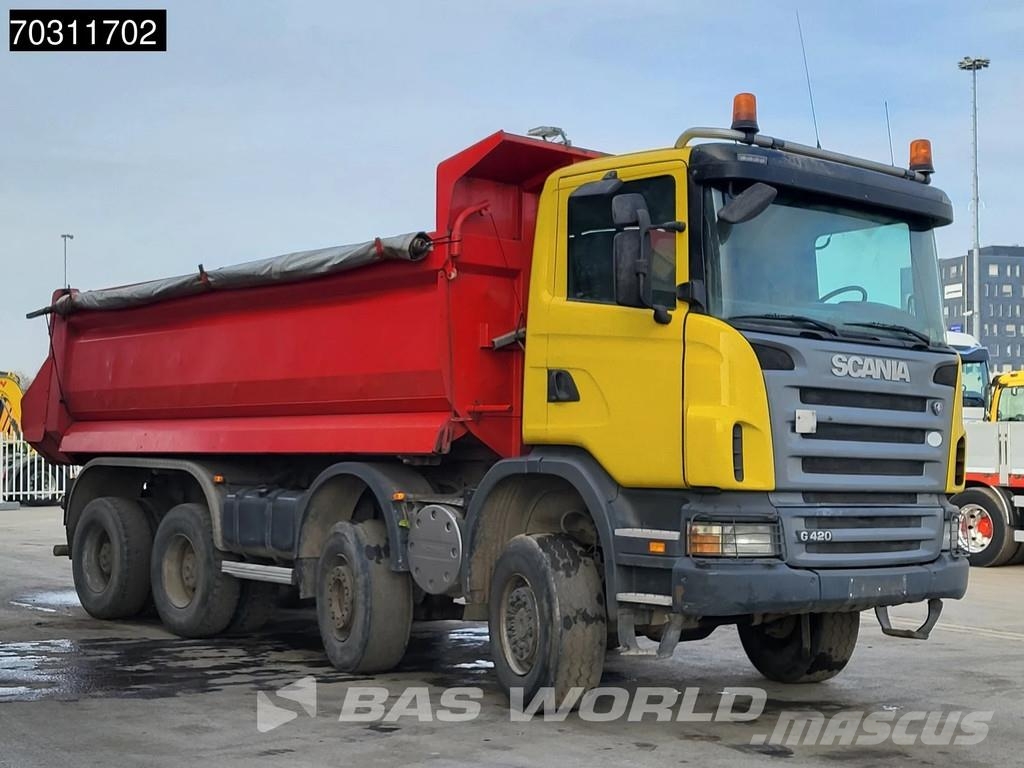 Scania G420 G 8X6 8x6 18m3 KH Kipper Steel suspension Big Camion benne