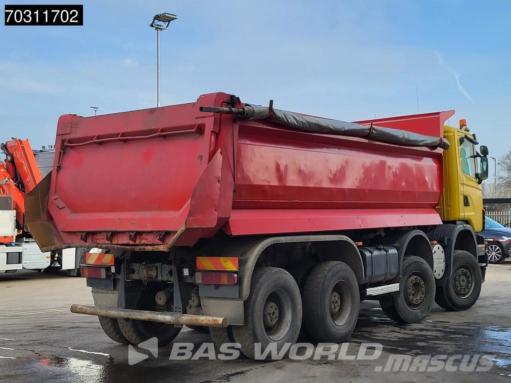 Scania G420 G 8X6 8x6 18m3 KH Kipper Steel suspension Big Tipper trucks