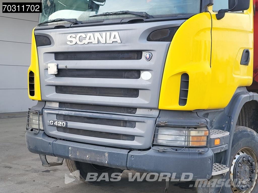 Scania G420 G 8X6 8x6 18m3 KH Kipper Steel suspension Big Tipper trucks