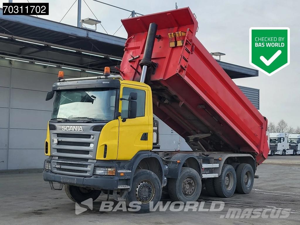 Scania G420 G 8X6 8x6 18m3 KH Kipper Steel suspension Big Camion benne