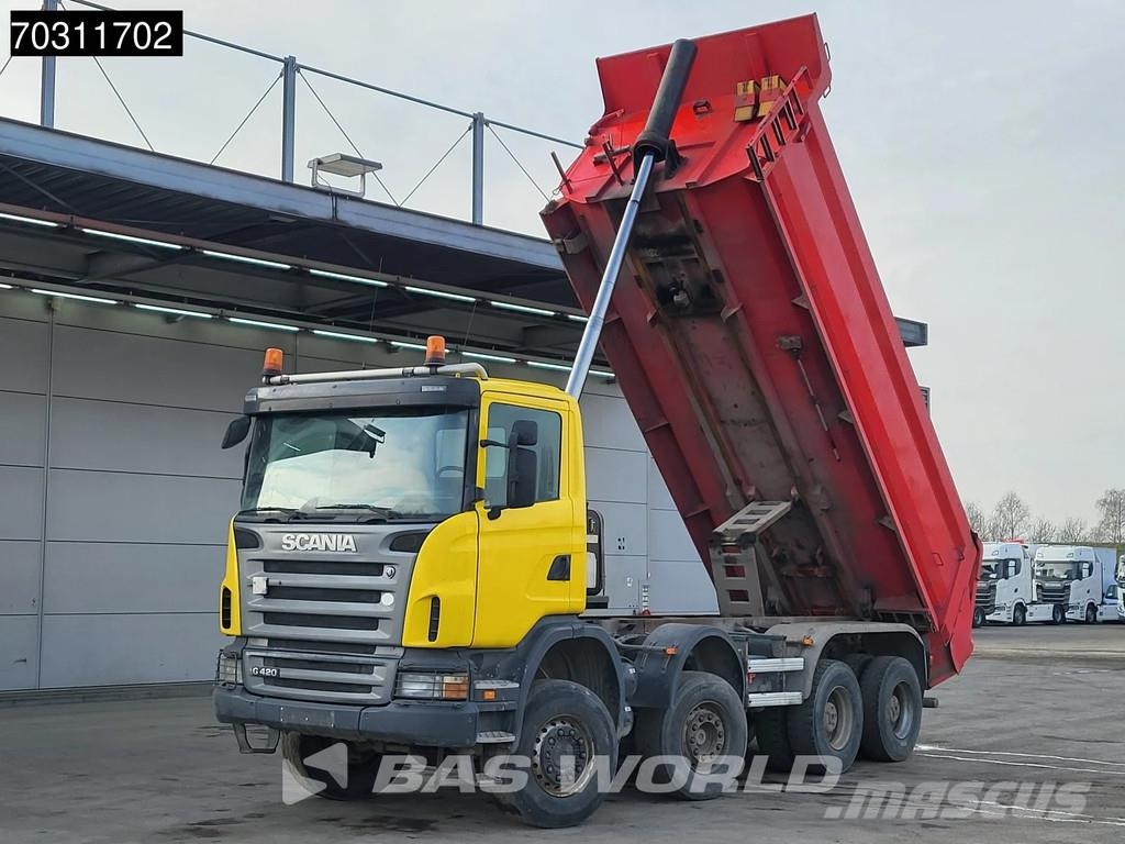 Scania G420 G 8X6 8x6 18m3 KH Kipper Steel suspension Big Camion benne