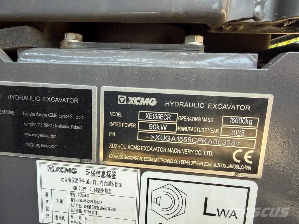 XCMG XE155 ECR XE155 ECR Гусеничные экскаваторы