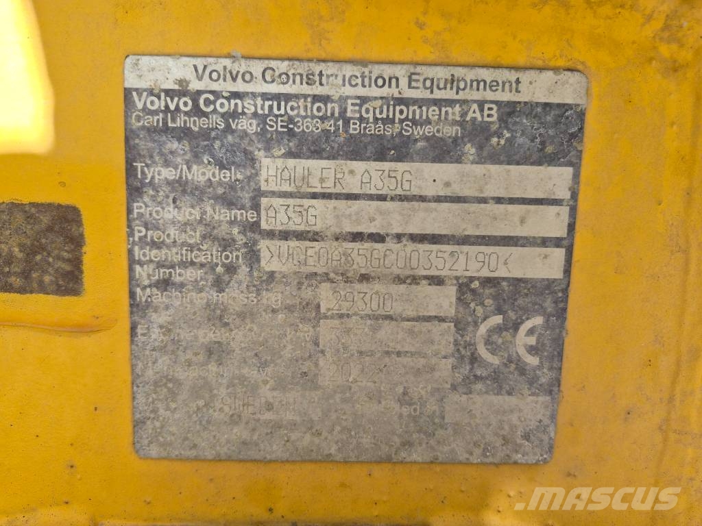 Volvo A35G Knik dumptrucks