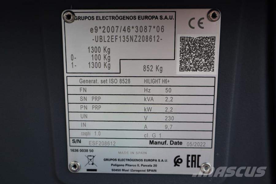 Atlas Copco Hilight H6+ Valid inspection, Max Boom Height 8m, أبراج خفيفة