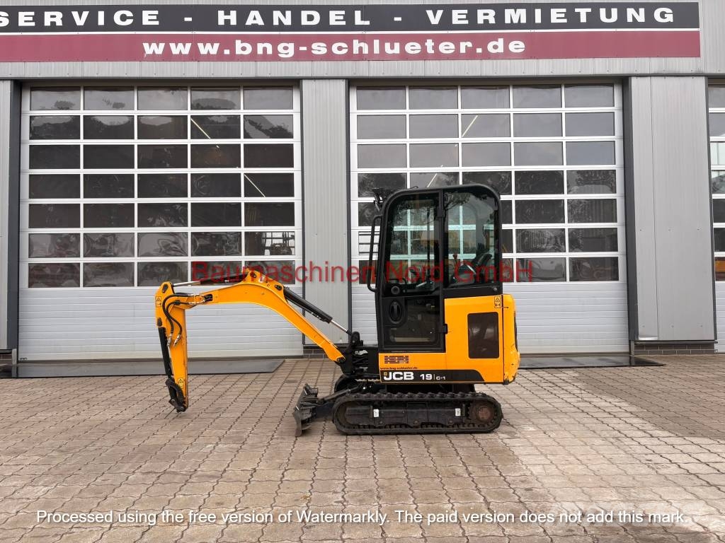 JCB 19C-1 gebraucht BJ 2023 1.290h Miniexcavadoras