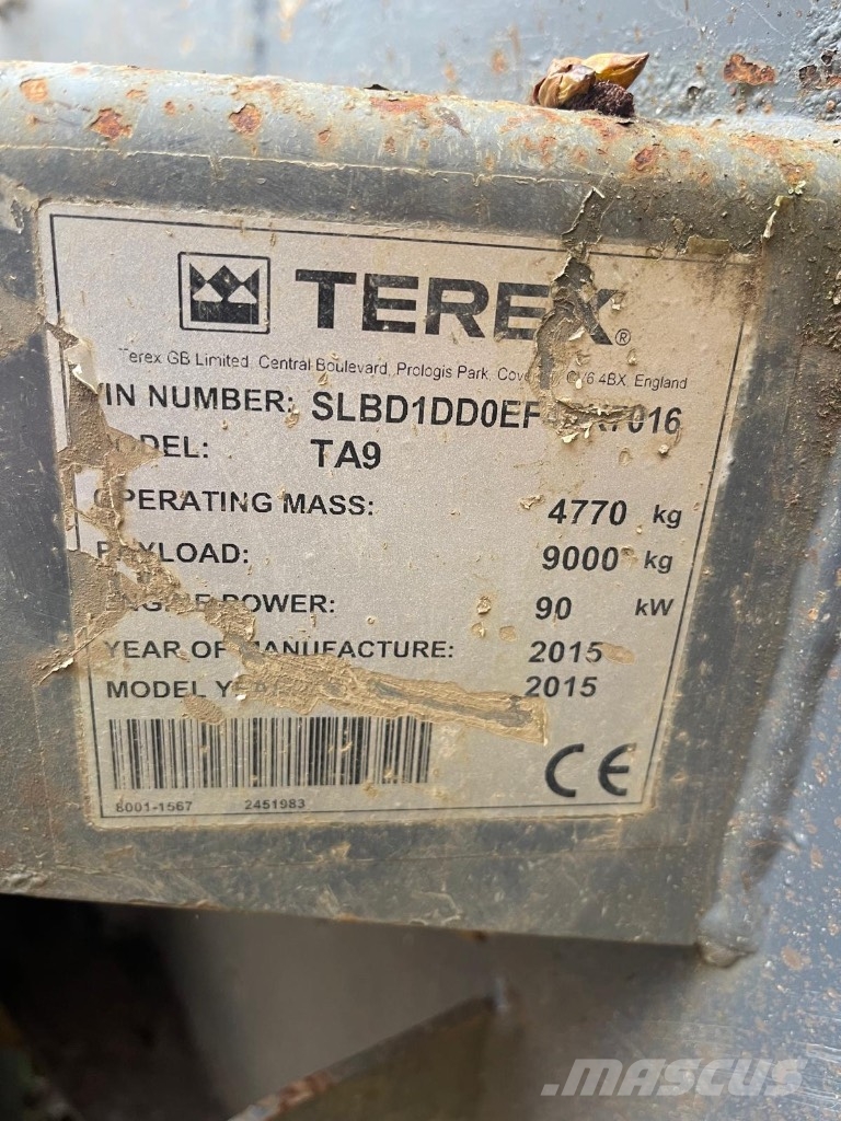 Terex TA9 Dumper Muldenkipper JCB / 9to Nutzlast Camiones articulados