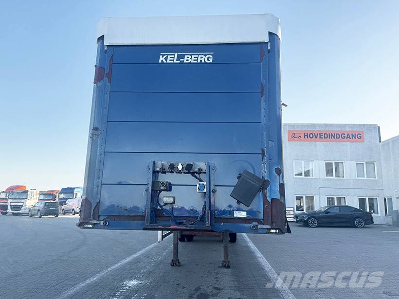 Kel-Berg 2 axle City curtain / City-Plane Tentinės puspriekabės