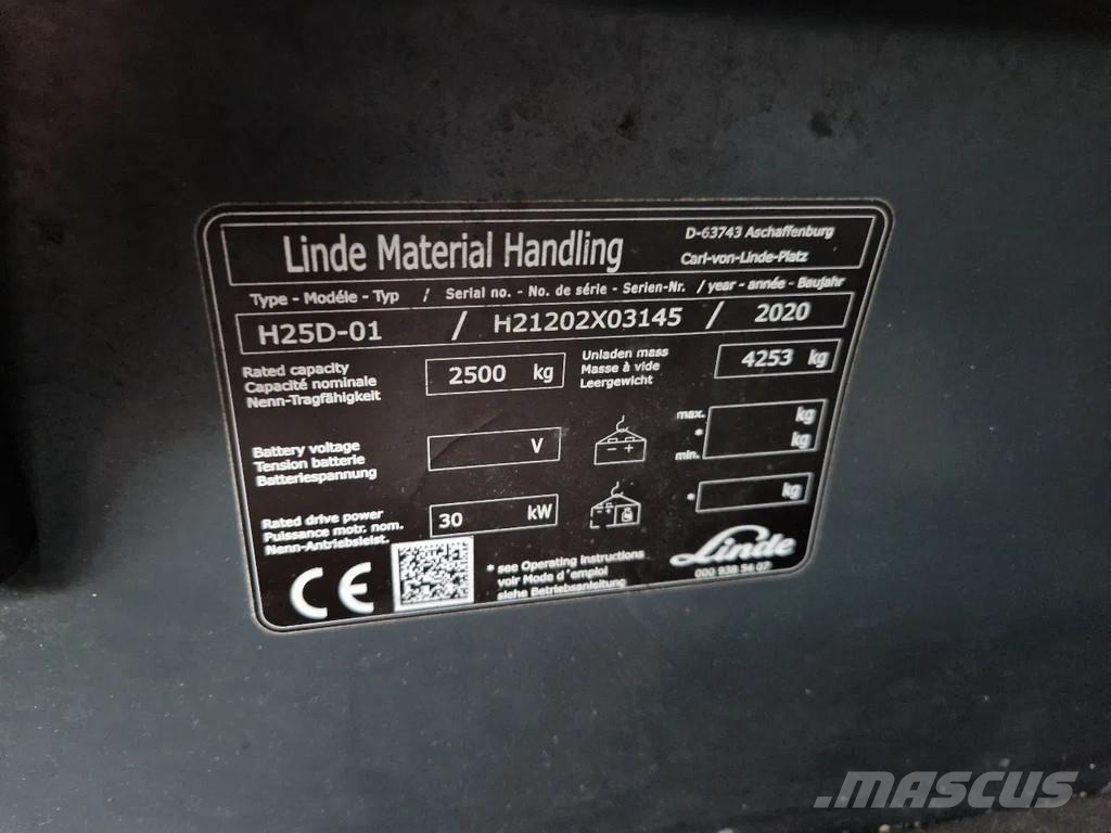 Linde H25D-01 Diesel forklifts