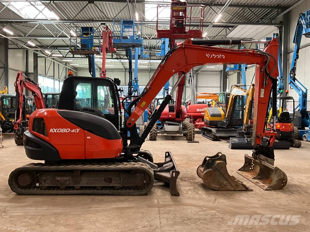 Kubota KX 080-4 A حفارات وسط 7 طن - 12 طن