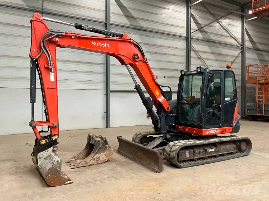 Kubota KX 080-4 A حفارات وسط 7 طن - 12 طن