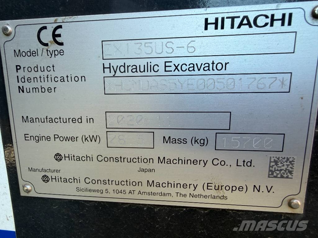 Hitachi ZX 85 US-6 Escavadeiras Midi 7t - 12t
