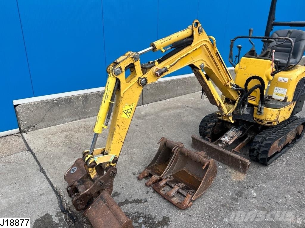 Yanmar SV08 1A 3100 hr, 2014, 1035 kg, 7,7 kW Mini excavatoare < 7t