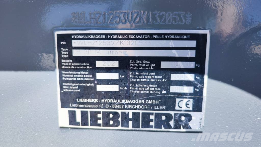 Liebherr LH 30 M Перегружатели металлолома/промышленные погрузчики