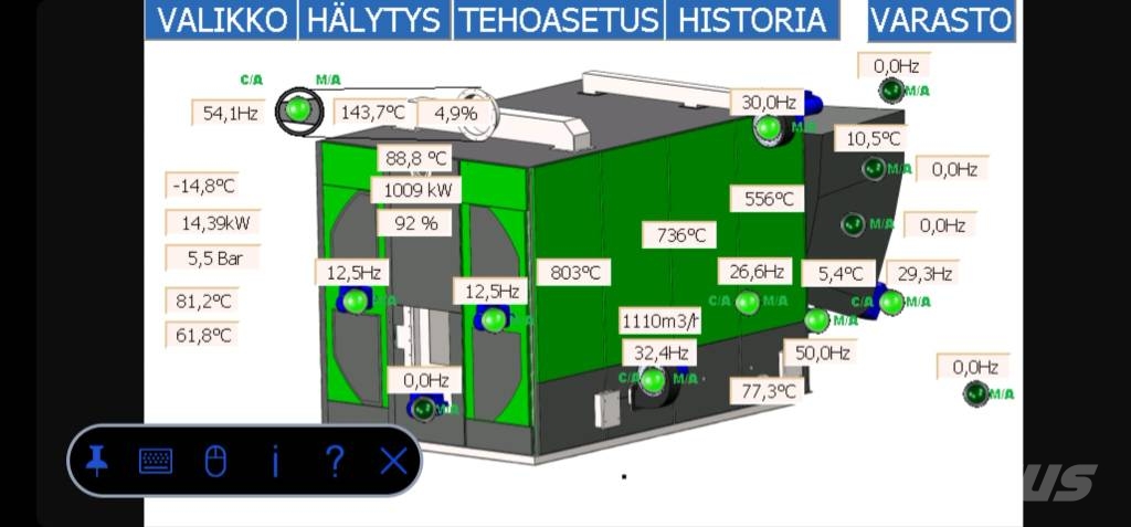 NTS Hakekattilalaitos vm.2018 1 MW hakekattilalaitos/biomass boiler plant Ostale poljoprivredne mašine