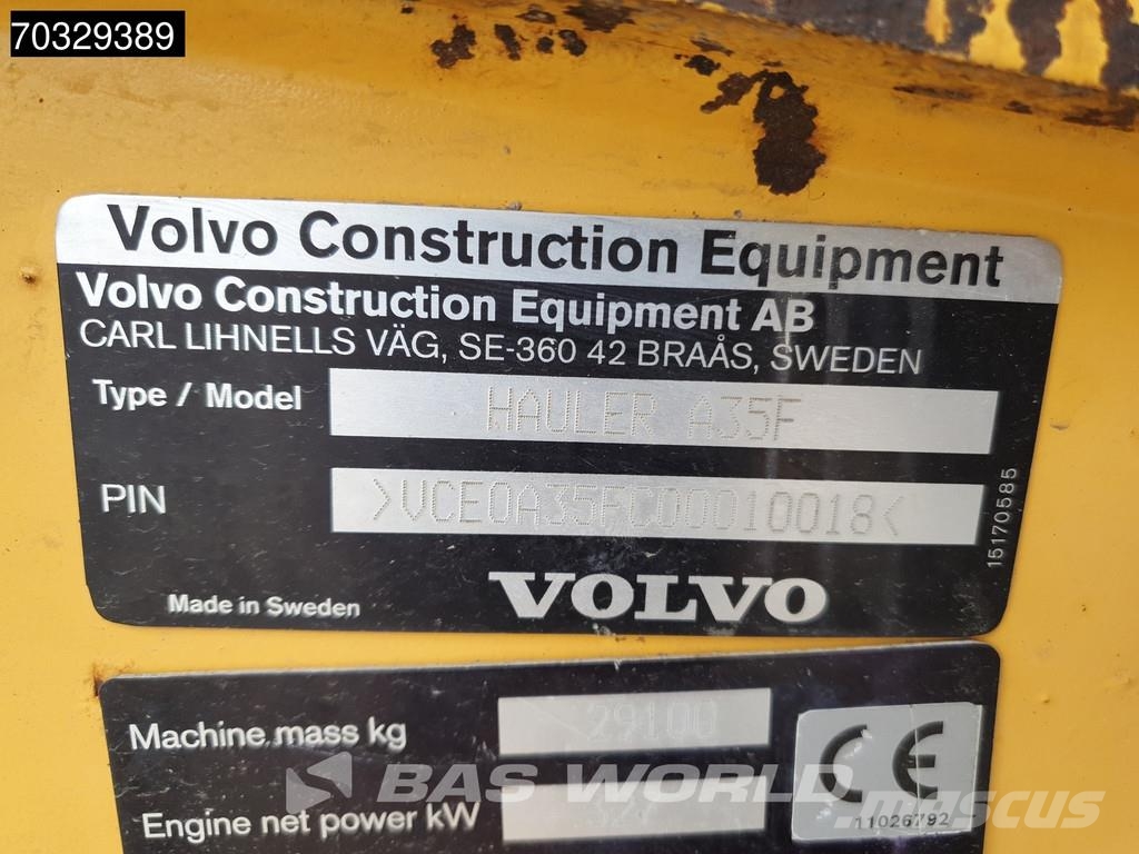 Volvo A35 F ساحبات مفصلية