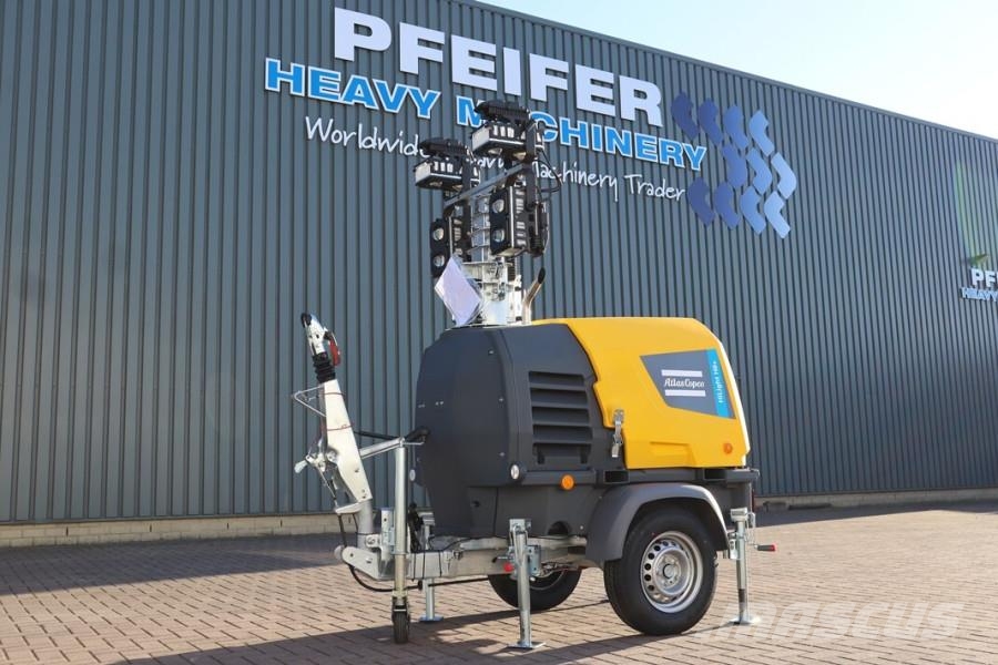 Atlas Copco Hilight H6+ Valid inspection, Max Boom Height 8m, أبراج خفيفة