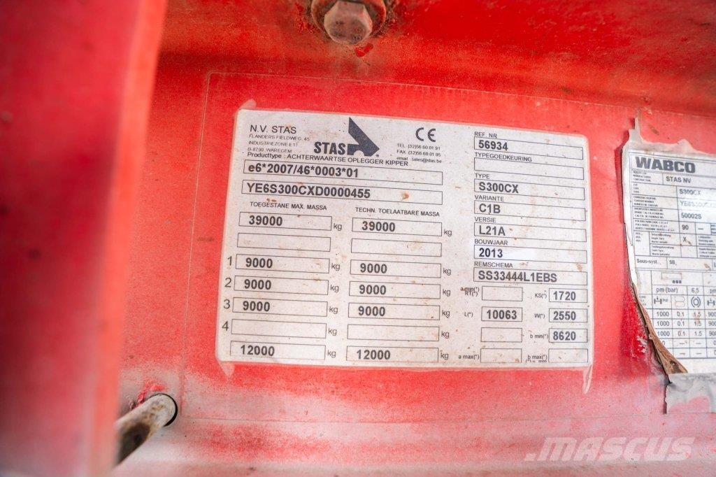 Stas S300XC -C1B-ALU Kippladerauflieger