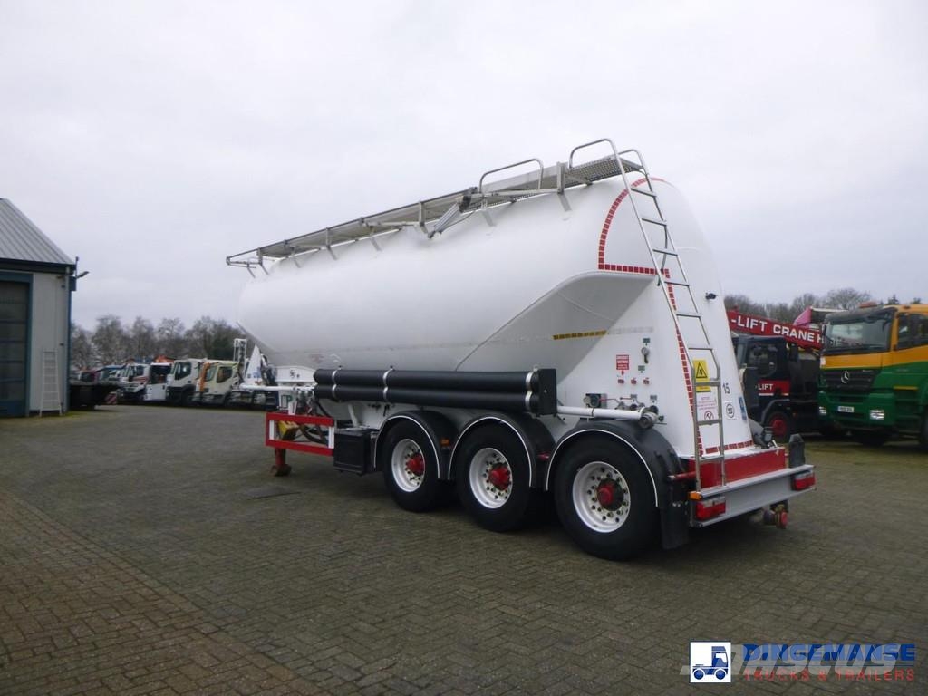 Zvvz Powder tank alu 36 m3 Tanker semi-trailers
