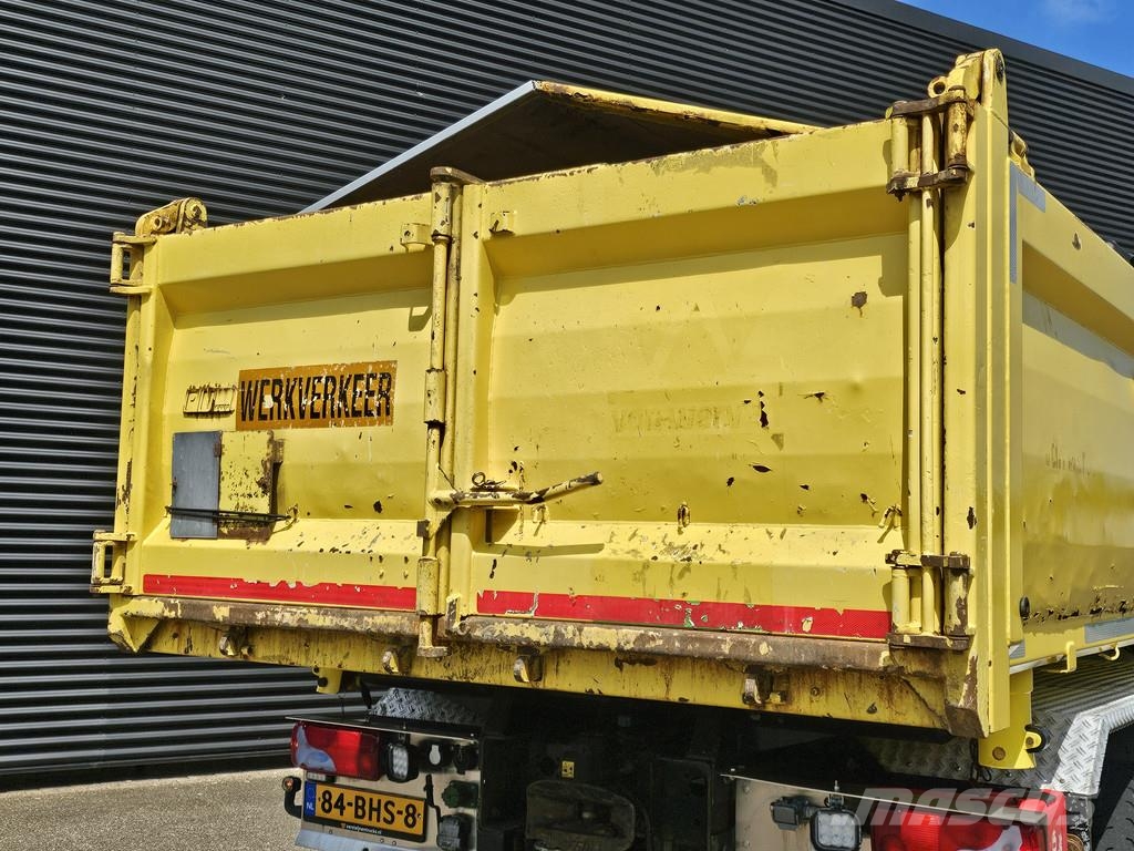 MAN TGS 33.480 / 6x6 / 2-SIDE TIPPER / PALFINGER Z CRA Camion plateau ridelle avec grue
