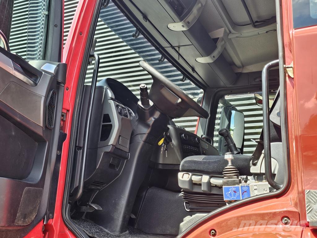 MAN TGS 33.480 / 6x6 / 2-SIDE TIPPER / PALFINGER Z CRA Camion plateau ridelle avec grue