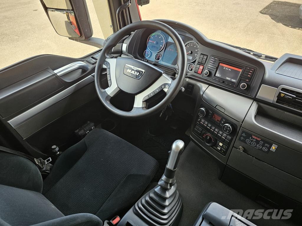 MAN TGS 33.480 / 6x6 / 2-SIDE TIPPER / PALFINGER Z CRA Camion plateau ridelle avec grue