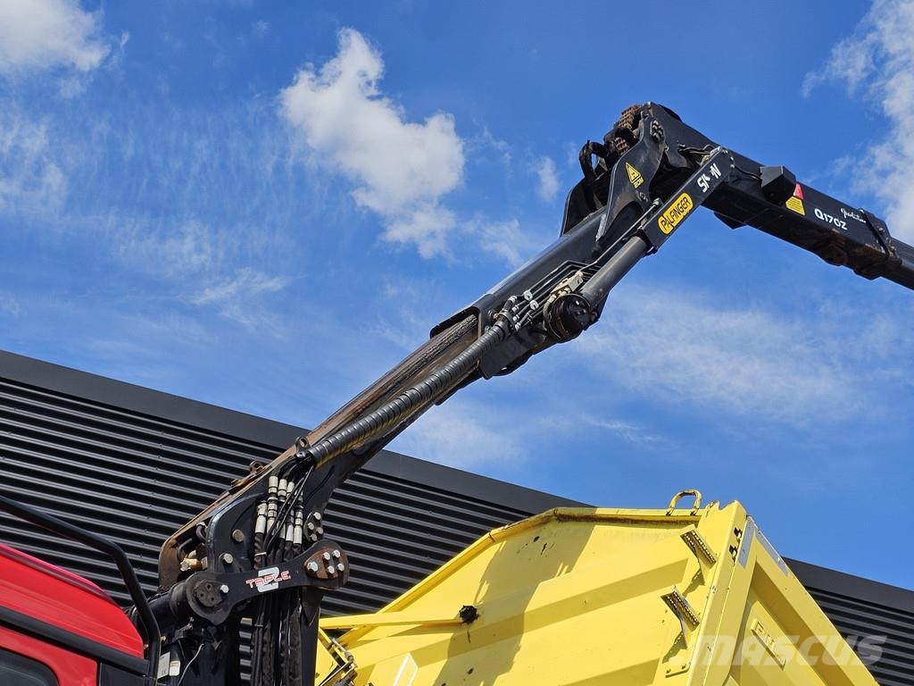 MAN TGS 33.480 / 6x6 / 2-SIDE TIPPER / PALFINGER Z CRA Camion plateau ridelle avec grue